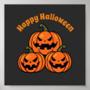 Recherche de citrouille halloween posters Orange