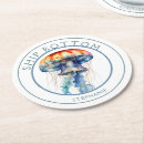 Recherche de meduse dessous de verres Aquarelle