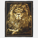 Suche nach löwen decken Gold