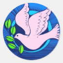 Recherche de colombe de la paix autocollants Branche d'olivier