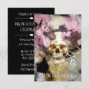 Suche nach dia de los muertos einladungen Schwarz