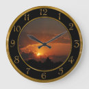 Recherche de rayons de soleil horloges Noir