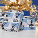 Suche nach skifahrer geschenkpapier Skier