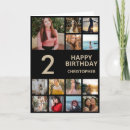 Recherche de anniversaire 2 Noir et or