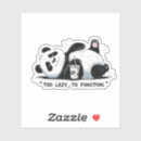 Recherche de lazy animals autocollants Panda