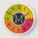 Recherche de couleur moderne horloges Monogramme