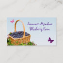 Suche nach blaubeeren visitenkarten Landwirtschaft