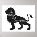 Suche nach starker löwe poster Glauben