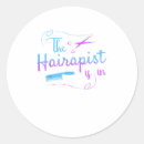Recherche de coiffeur drôle autocollants Coiffeuse