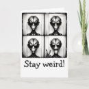 Recherche de weird vœux cartes Bizarre