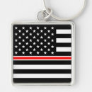 Suche nach rote linie schlüsselanhänger Amerikanische flagge