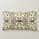 Recherche de rouge vintage coussins Pour elle