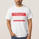 Suche nach hallo mein name ist tshirts Rot