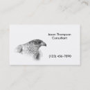 Recherche de oiseau de proie cartes visite Dessin
