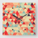 Recherche de motif mosaïque horloges Triangles