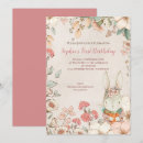Recherche de bunny 1ans anniversaire invitations Un an