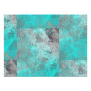 Recherche de bleu turquoise abstraite moderne posters Plage