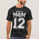 Recherche de numéro 12 tshirts Personnalisation