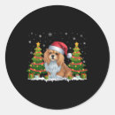 Recherche de lhasa apso autocollants Mauvais arbre de noël