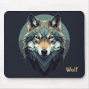 Recherche de loup bleu tapis souris Animaux