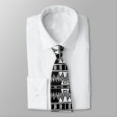 Recherche de motif ethnique cravates Noir et blanc