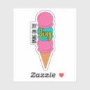 Recherche de ice cream autocollants Cône de crème glacée