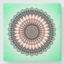 Recherche de symétrie dessous de verres Boho