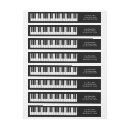 Suche nach tastaturen rücksende aufkleber Pianist
