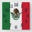 Recherche de drapeau mexique horloges Mexicaine