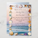 Recherche de plage de coquillages invitations Bride