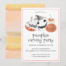 Recherche de gravure invitations Citrouille