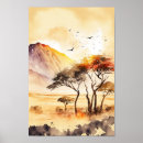 Suche nach african safari poster Sonnenuntergang