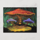 Recherche de mondes imaginaires cartes postales Coloré