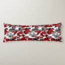 Recherche de camouflage rouge coussins Motif