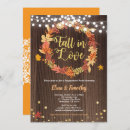 Recherche de fall in love shower invitations Feuilles d'automne
