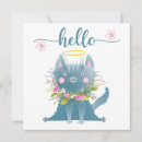 Suche nach lustige katzen kleine grußkarten Cartoon