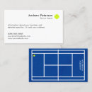Recherche de classe de tennis cartes visite Sport