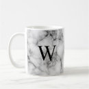Recherche de gris clair blanc tasses Monogramme