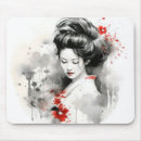 Recherche de geisha tapis souris Femme