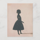 Recherche de silhouette fille cartes postales Silhouettes