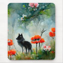 Recherche de loup sauvage tapis souris Mignon