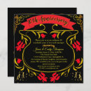 Recherche de red black gold invitations Couple