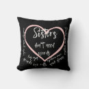 Recherche de soeur coussins Amour de soeur