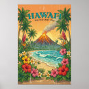 Recherche de volcan hawaïen posters Rétro