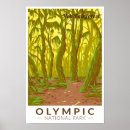 Suche nach olympischer nationalpark poster Hoch regenwald