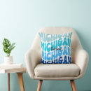 Recherche de michigan coussins Coloré