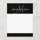 Recherche de original unique vœux cartes Monogramme