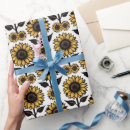 Suche nach sonnenblumen geschenkpapier Schwarz
