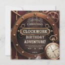 Recherche de horlogerie invitations Steampunk