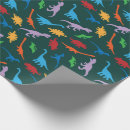 Suche nach dinosaurier silhouette geschenkpapier Tyrannosaurus